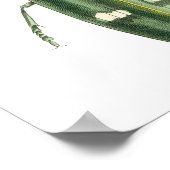 Metallischer Holzwolzkäfer Poster (Ecke)