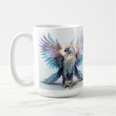 Metallischer Iridescent Eagle Kaffeetasse (Links)