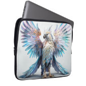 Metallischer Iridescent Eagle Laptopschutzhülle (Vorne Rechts)