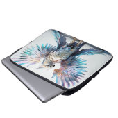 Metallischer Iridescent Eagle Laptopschutzhülle (Vorne Knopf)