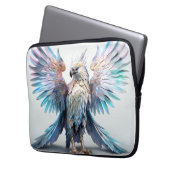 Metallischer Iridescent Eagle Laptopschutzhülle (Vorderseite Links)
