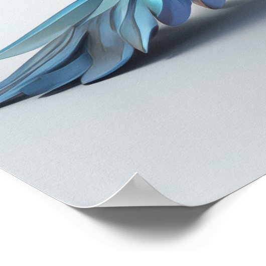 Metallischer Iridescent Eagle Poster (Ecke)