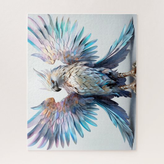 Metallischer Iridescent Eagle Puzzle (Vertikal)