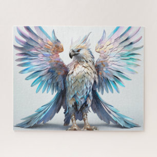 Metallischer Iridescent Eagle Puzzle