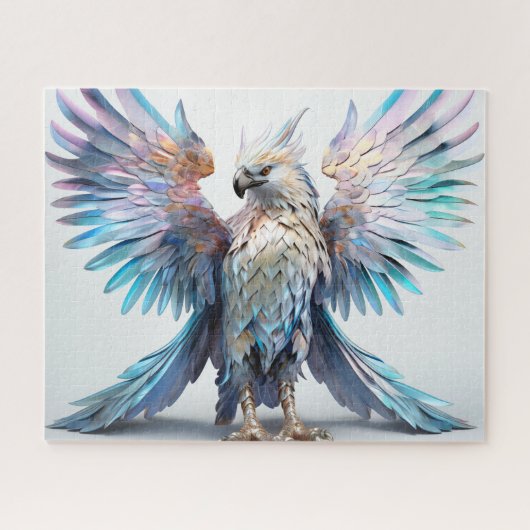 Metallischer Iridescent Eagle Puzzle (Horizontal)
