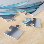 Metallischer Iridescent Eagle Puzzle (Seite)