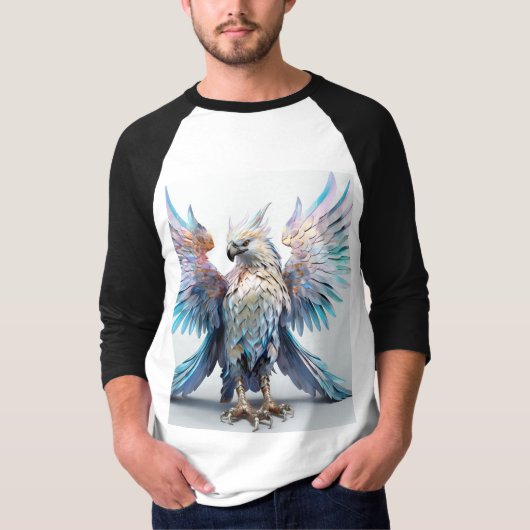 Metallischer Iridescent Eagle T-Shirt (Vorderseite)