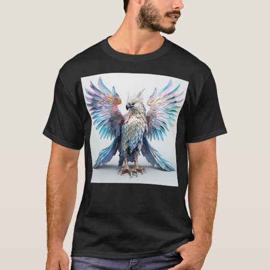Metallischer Iridescent Eagle T-Shirt (Vorderseite)