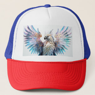 Metallischer Iridescent Eagle Truckerkappe