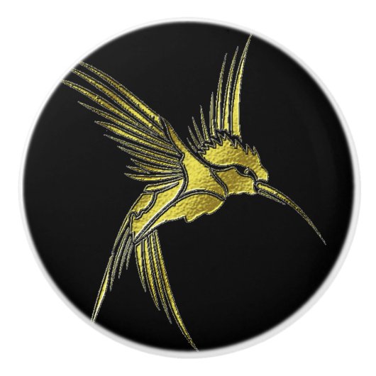 Metallischer Keramikknauf (Vorderseite)