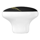 Metallischer Keramikknauf (Seitenansicht)