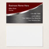 Metallischer Look für coole Baukarten (Vorne & Hinten)