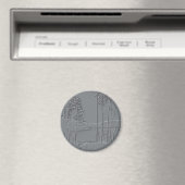 "Metallischer Naturmagnet" Magnet (In Situ (Geschirrspüler))
