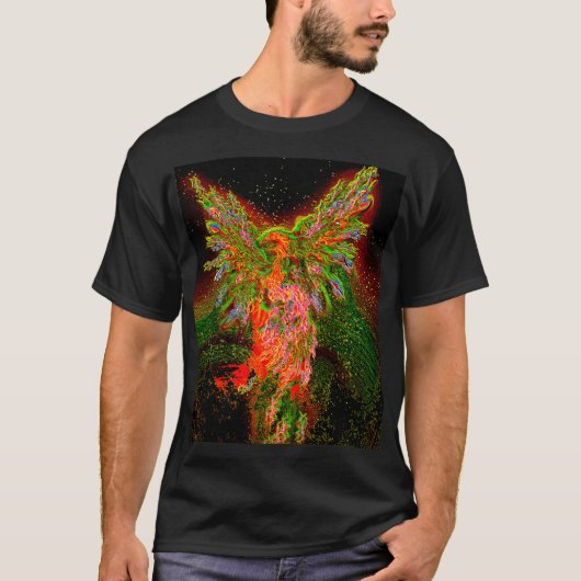 Metallischer Phönix T-Shirt (Vorderseite)