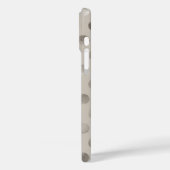 Metallischer Pünktchen Champagner Handyhülle Case-Mate iPhone Hülle (Rückseite / Links)