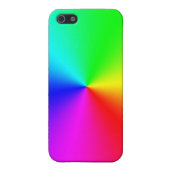 Metallischer Regenbogen iPhone Hülle (Hinten)