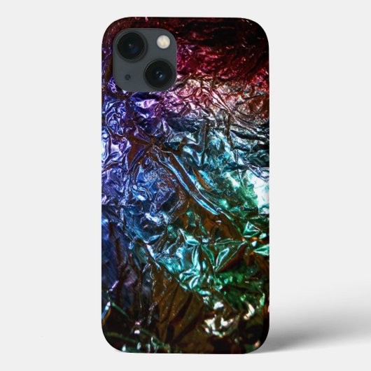 Metallischer Regenbogenfoileffekt Case-Mate iPhone Hülle (Rückseite)