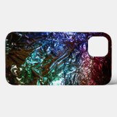 Metallischer Regenbogenfoileffekt Case-Mate iPhone Hülle (Rückseite (Horizontal))