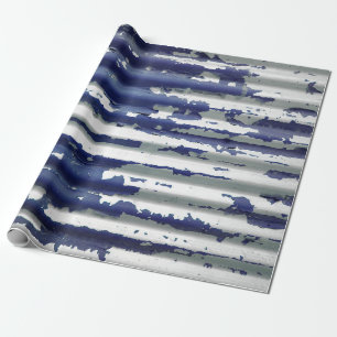 Metallischer Rhythmus Print Geschenkpapier