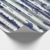 Metallischer Rhythmus Print Geschenkpapier (Ecke)