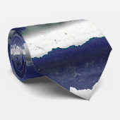 Metallischer Rhythmus Print Krawatte (Gerollt)