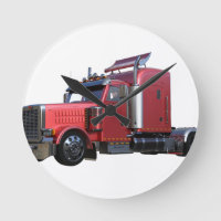 Metallischer Rot-halb Traktor Traler LKW