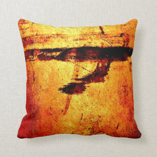 "Metallischer roter Fleck" JTG Kunst-Kissen Kissen