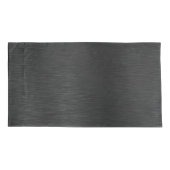 Metallischer Schwarzer Glitzer Personalisiert Kissenbezug (Rückseite)