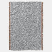 Metallischer Silber-Glitzer Decke (Vorderseite Vertikal)