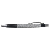 Metallischer Silber-Glitzer Kugelschreiber (Oberseite)