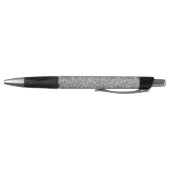 Metallischer Silber-Glitzer Kugelschreiber (Unterseite)