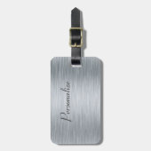 Metallischer StahlGepäckanhänger Gepäckanhänger (Vorderseite vertikal)