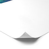 Metallischer Traum Poster (Ecke)