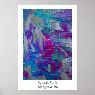 Metallischer Traum Poster