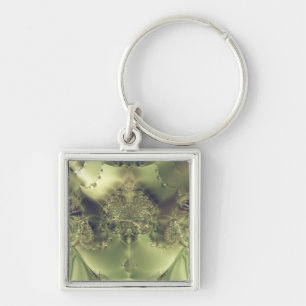 Metallischer Vorhang Schlüsselanhänger