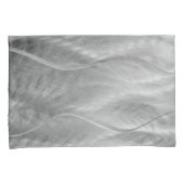 Metallischer Wavy Abstrakt Kissenbezug (Vorderseite-Rechts)