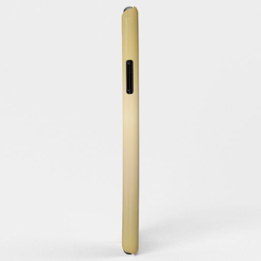 Metallisches Aussehen Gold angepasste Template Mon Case-Mate iPhone Hülle (Hinten/Rechts)