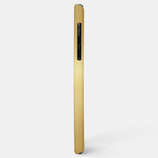 Metallisches Aussehen Gold angepasste Template Mon Case-Mate iPhone Hülle (Hinten/Links)