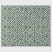 Metallisches Barock-Musterpapier Geschenkpapier (Flach)