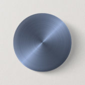 Metallisches Blau Button (Vorderseite)