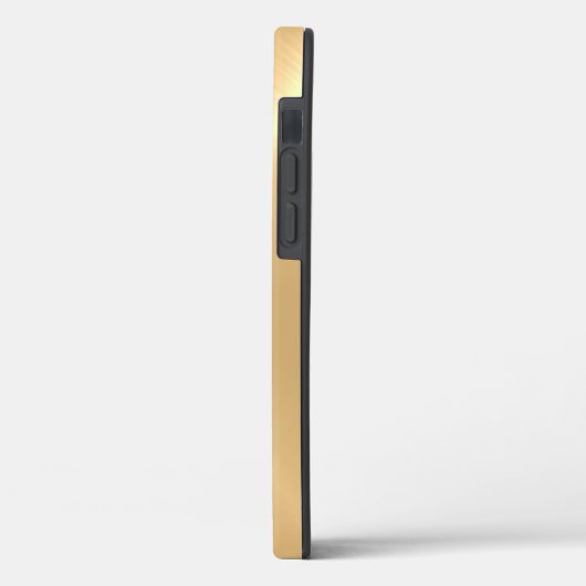 Metallisches, bleihaltiges Gold aus Edelstahl Case-Mate iPhone Hülle (Rückseite / Links)