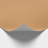 Metallisches bronzefarbiges Packpapier (Ecke)