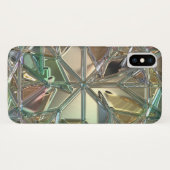 Metallisches Buntglas Case-Mate iPhone Hülle (Rückseite (Horizontal))