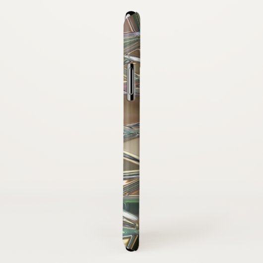 Metallisches Buntglas Case-Mate iPhone Hülle (Hinten/Rechts)