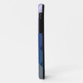 Metallisches Diamantmuster und Monogramm 5 Case-Mate iPhone Hülle (Hinten/Links)