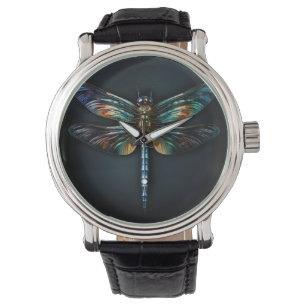 Metallisches Dragonfly-Shirt Armbanduhr