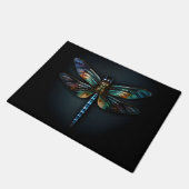 Metallisches Dragonfly-Shirt Fußmatte (Schrägansicht)