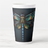Metallisches Dragonfly-Shirt Milchtasse (Vorderseite)