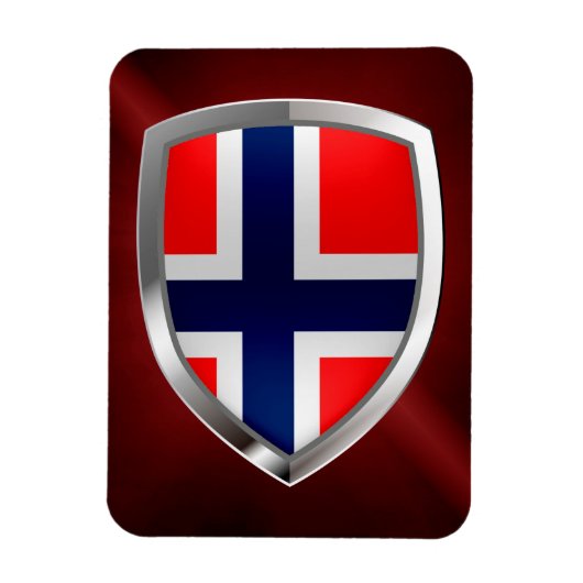 Metallisches Emblem Magnet (Vertikal)