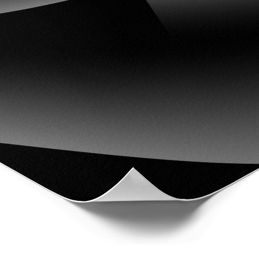 Metallisches Fraktal-Muster Poster (Ecke)